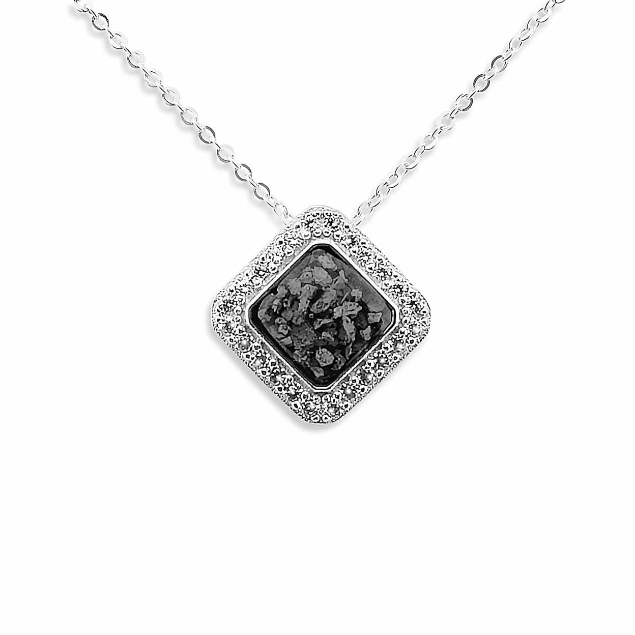 Load image into Gallery viewer, EverWith Ladies Bless Memorial Ashes Pendant with Fine Crystals