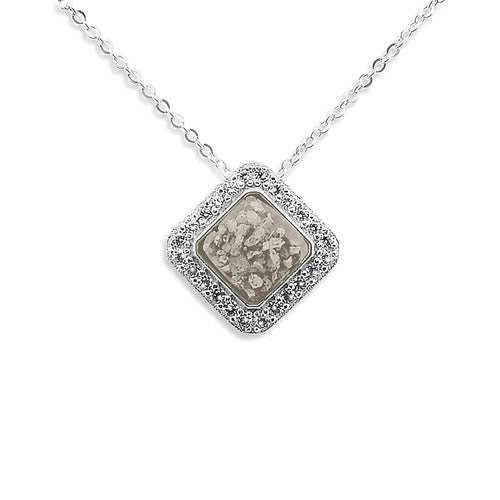 EverWith Ladies Bless Memorial Ashes Pendant with Fine Crystals