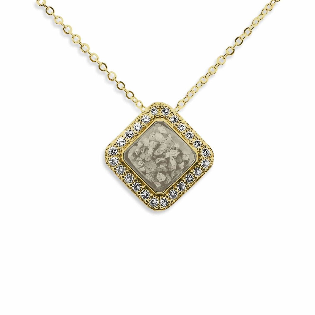 EverWith Ladies Bless Memorial Ashes Pendant with Fine Crystals