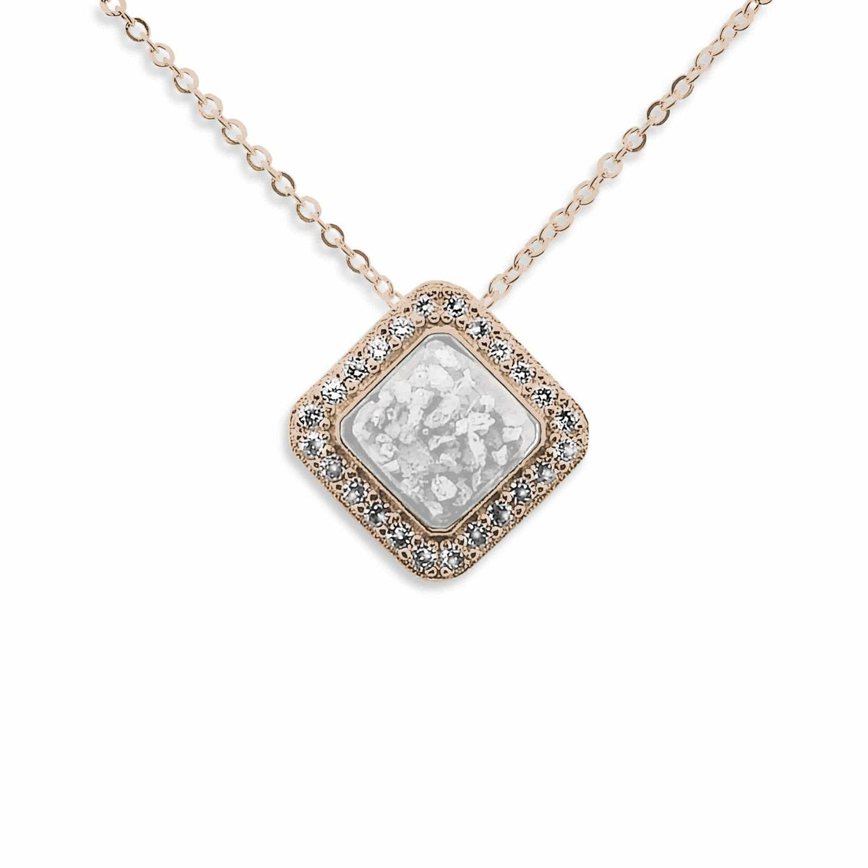 Load image into Gallery viewer, EverWith Ladies Bless Memorial Ashes Pendant with Fine Crystals