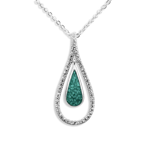 EverWith Ladies Teardrop Memorial Ashes Pendant