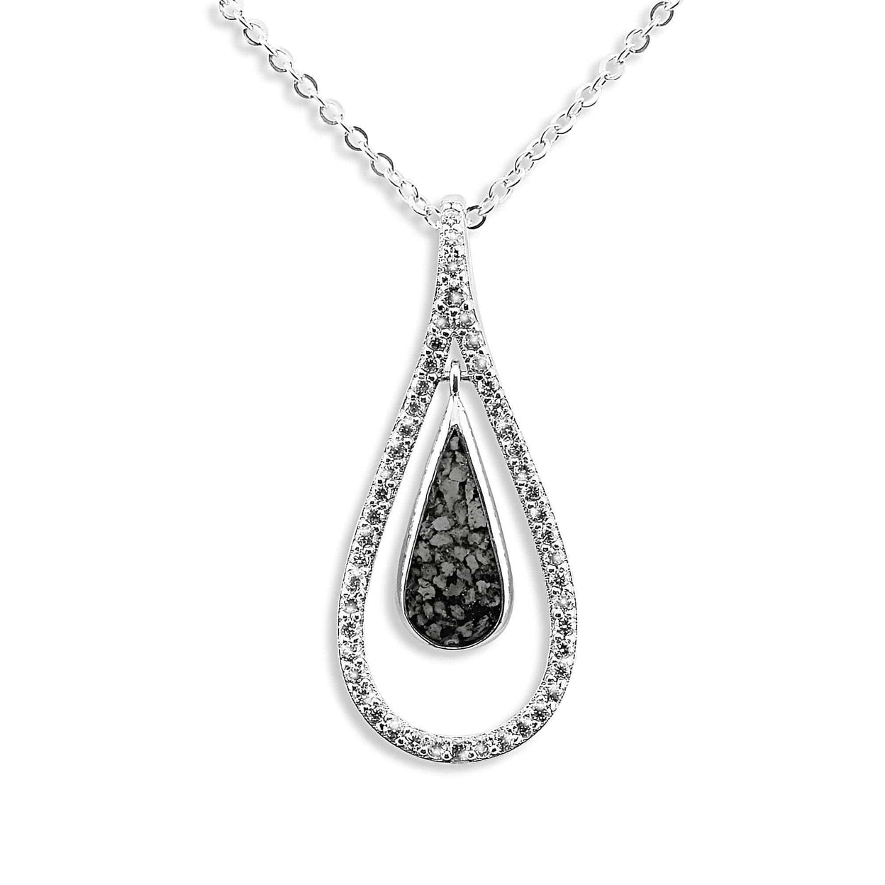 Load image into Gallery viewer, EverWith Ladies Teardrop Memorial Ashes Pendant