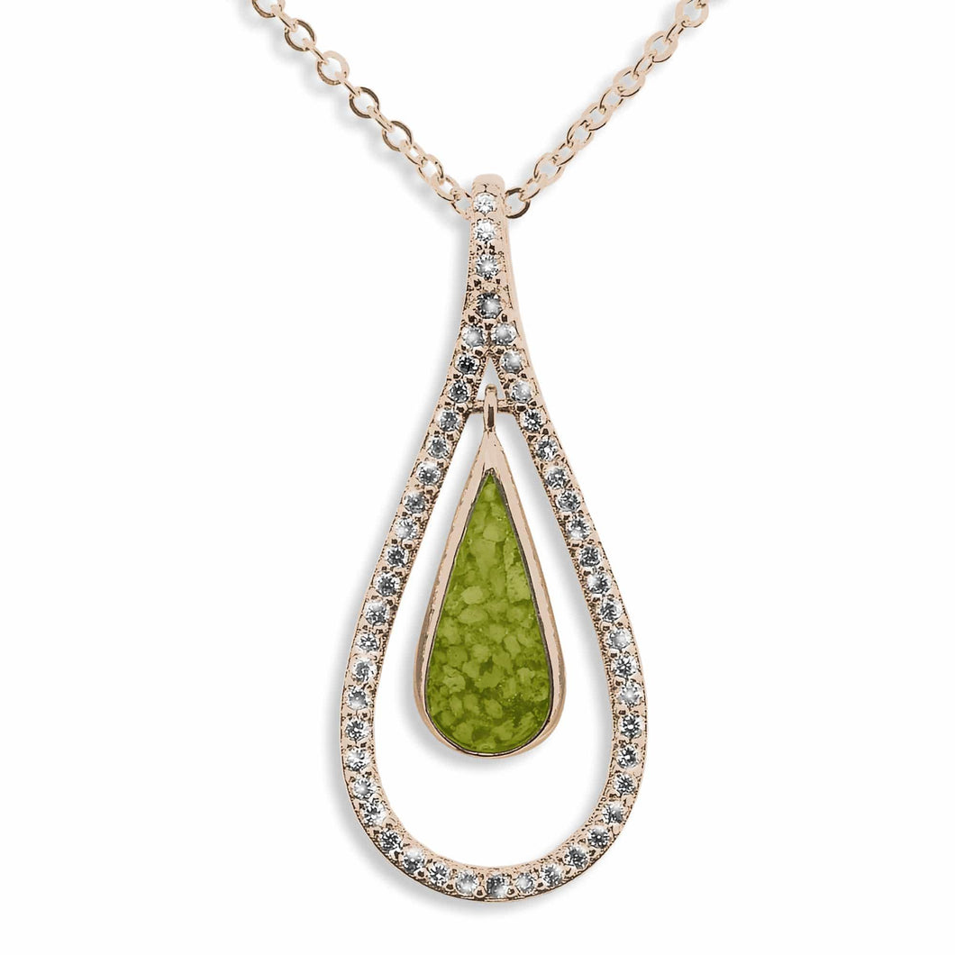 EverWith Ladies Teardrop Memorial Ashes Pendant