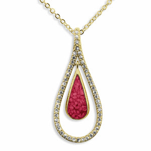 EverWith Ladies Teardrop Memorial Ashes Pendant