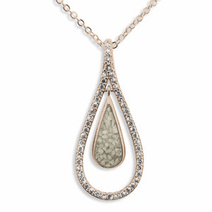 EverWith Ladies Teardrop Memorial Ashes Pendant