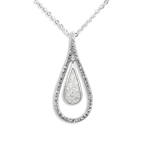 EverWith Ladies Teardrop Memorial Ashes Pendant