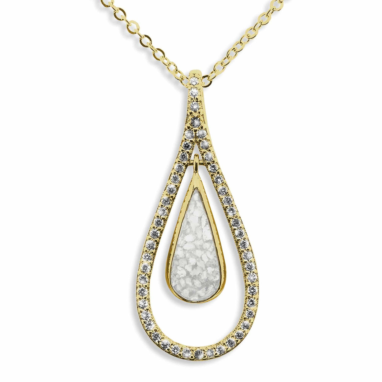 Load image into Gallery viewer, EverWith Ladies Teardrop Memorial Ashes Pendant