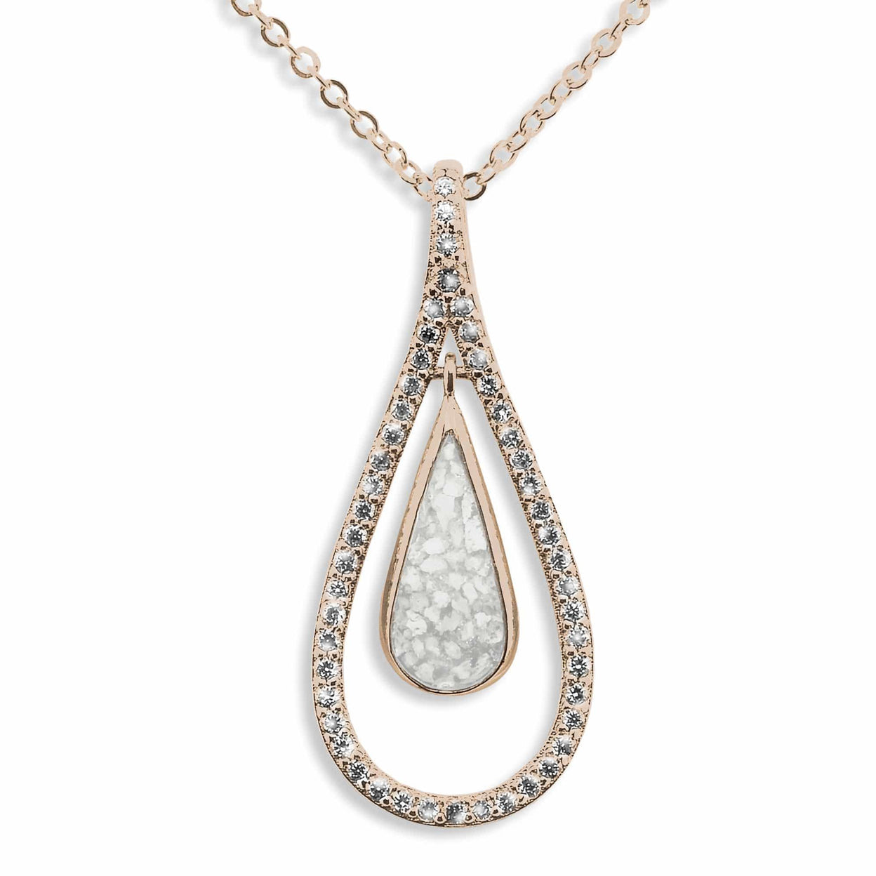 Load image into Gallery viewer, EverWith Ladies Teardrop Memorial Ashes Pendant