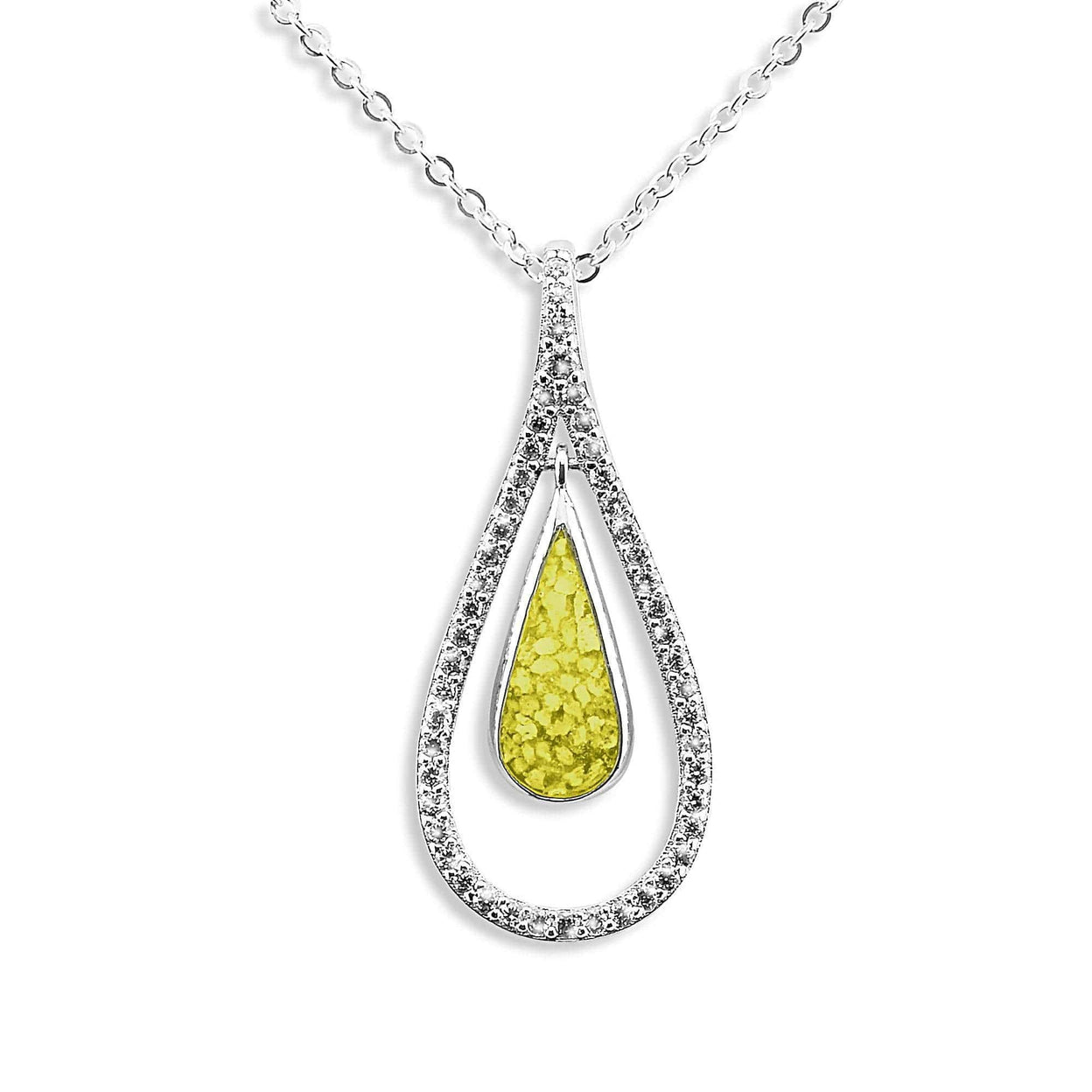 Load image into Gallery viewer, EverWith Ladies Teardrop Memorial Ashes Pendant