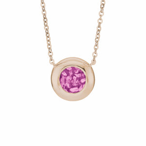 EverWith Ladies Rondure Memorial Ashes Necklace