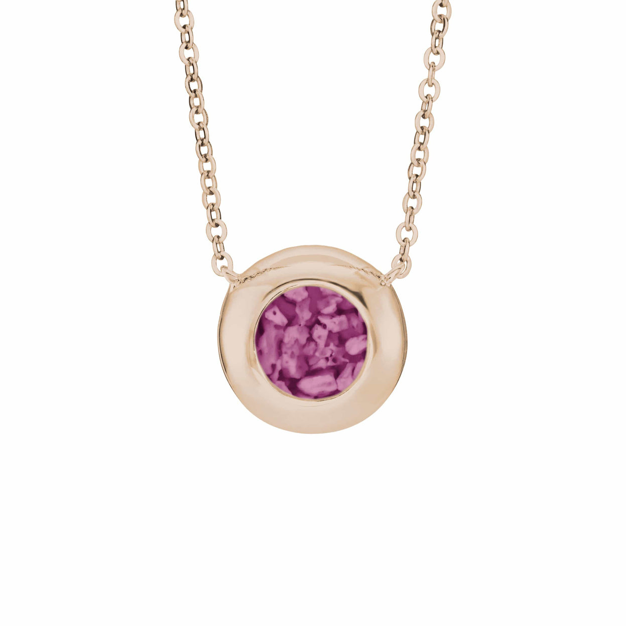 Load image into Gallery viewer, EverWith Ladies Rondure Memorial Ashes Necklace