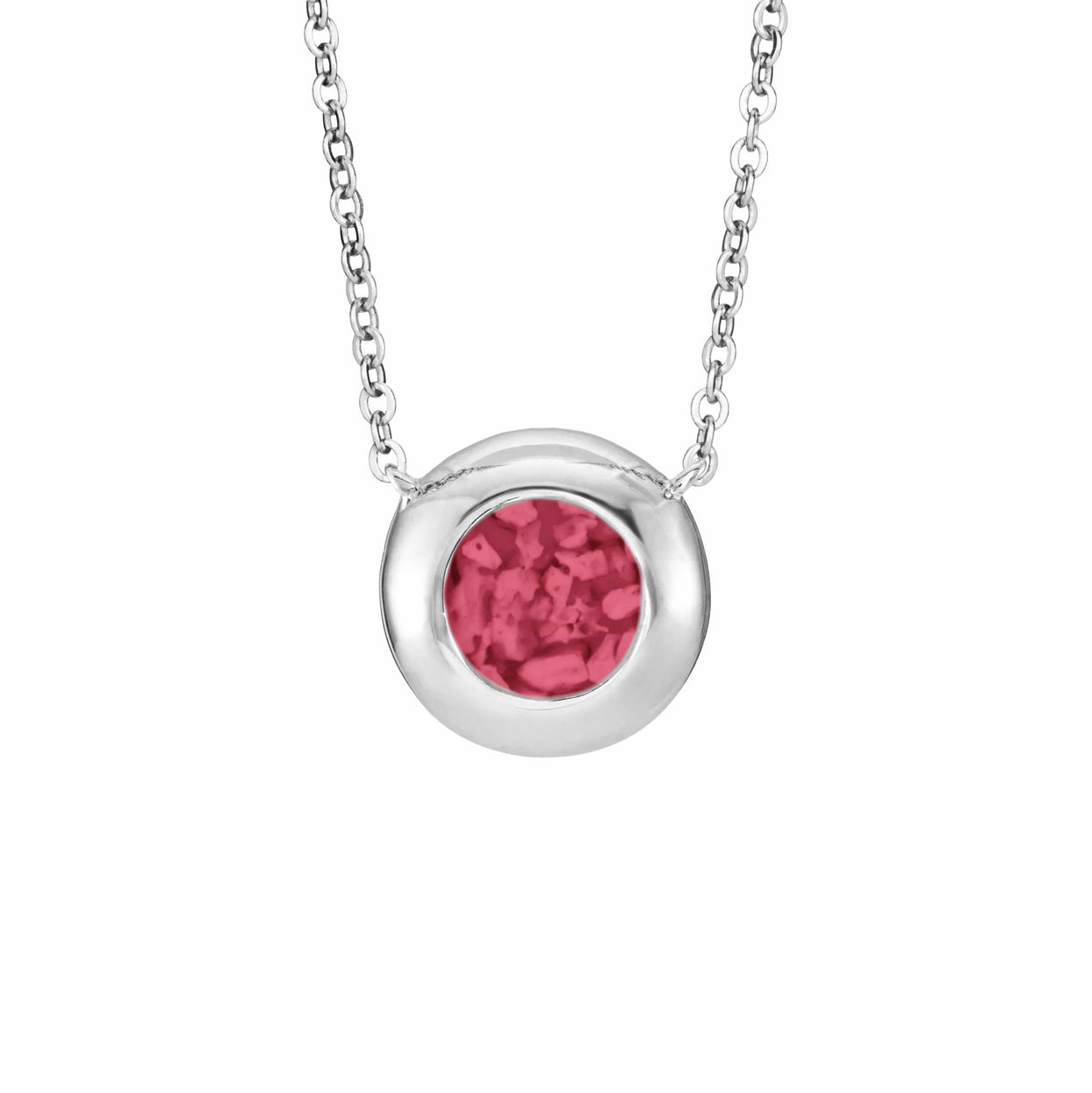 Load image into Gallery viewer, EverWith Ladies Rondure Memorial Ashes Necklace