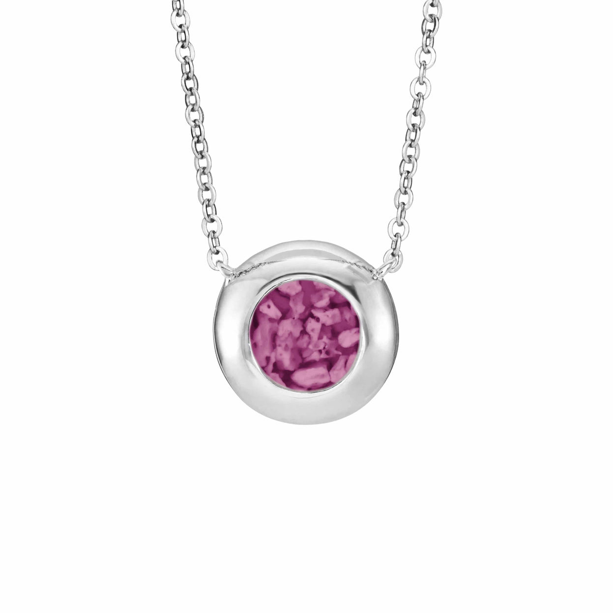 Load image into Gallery viewer, EverWith Ladies Rondure Memorial Ashes Necklace