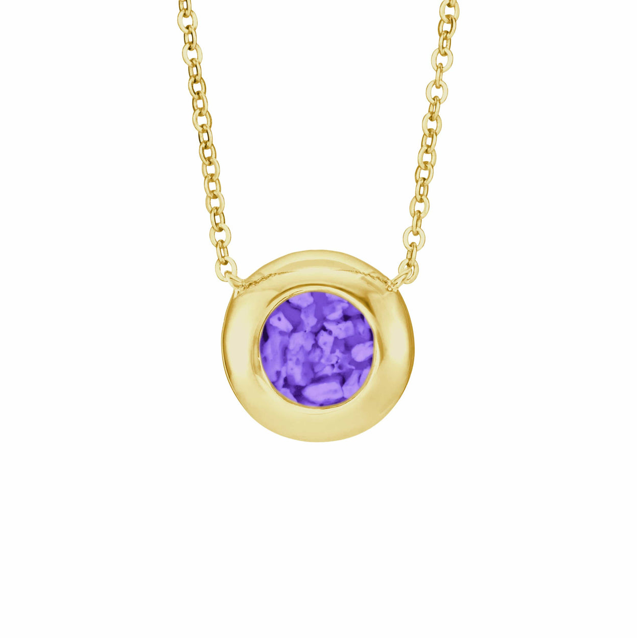 Load image into Gallery viewer, EverWith Ladies Rondure Memorial Ashes Necklace