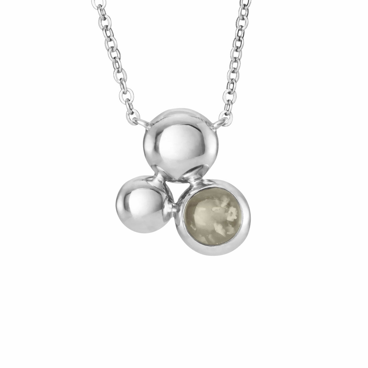 Load image into Gallery viewer, EverWith Ladies Rondure Array Memorial Ashes Necklace