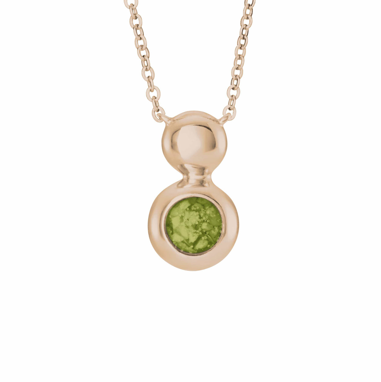 Load image into Gallery viewer, EverWith Ladies Rondure Drop Memorial Ashes Necklace