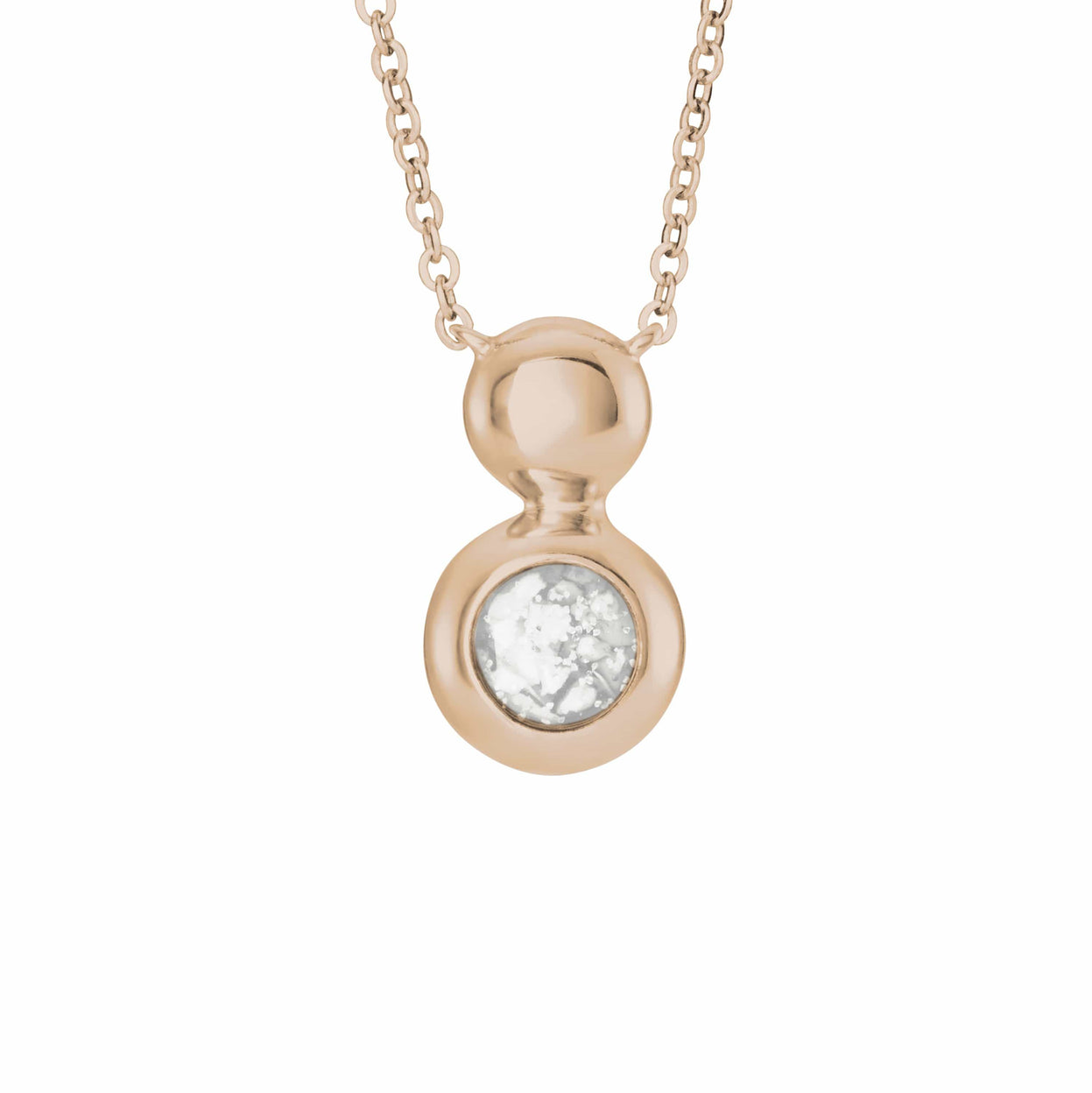 Load image into Gallery viewer, EverWith Ladies Rondure Drop Memorial Ashes Necklace