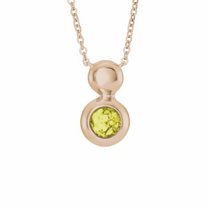 EverWith Ladies Rondure Drop Memorial Ashes Necklace