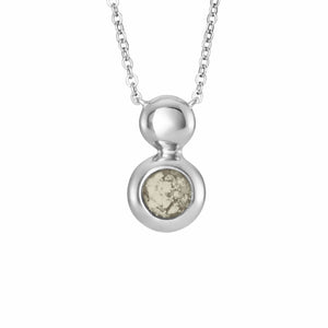 EverWith Ladies Rondure Drop Memorial Ashes Necklace