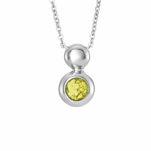 EverWith Ladies Rondure Drop Memorial Ashes Necklace