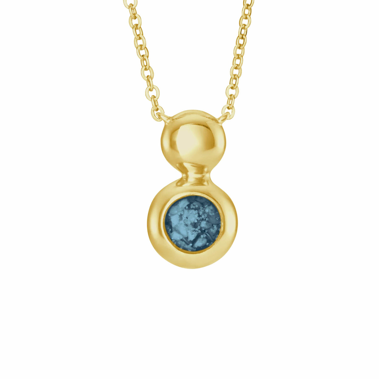 Load image into Gallery viewer, EverWith Ladies Rondure Drop Memorial Ashes Necklace