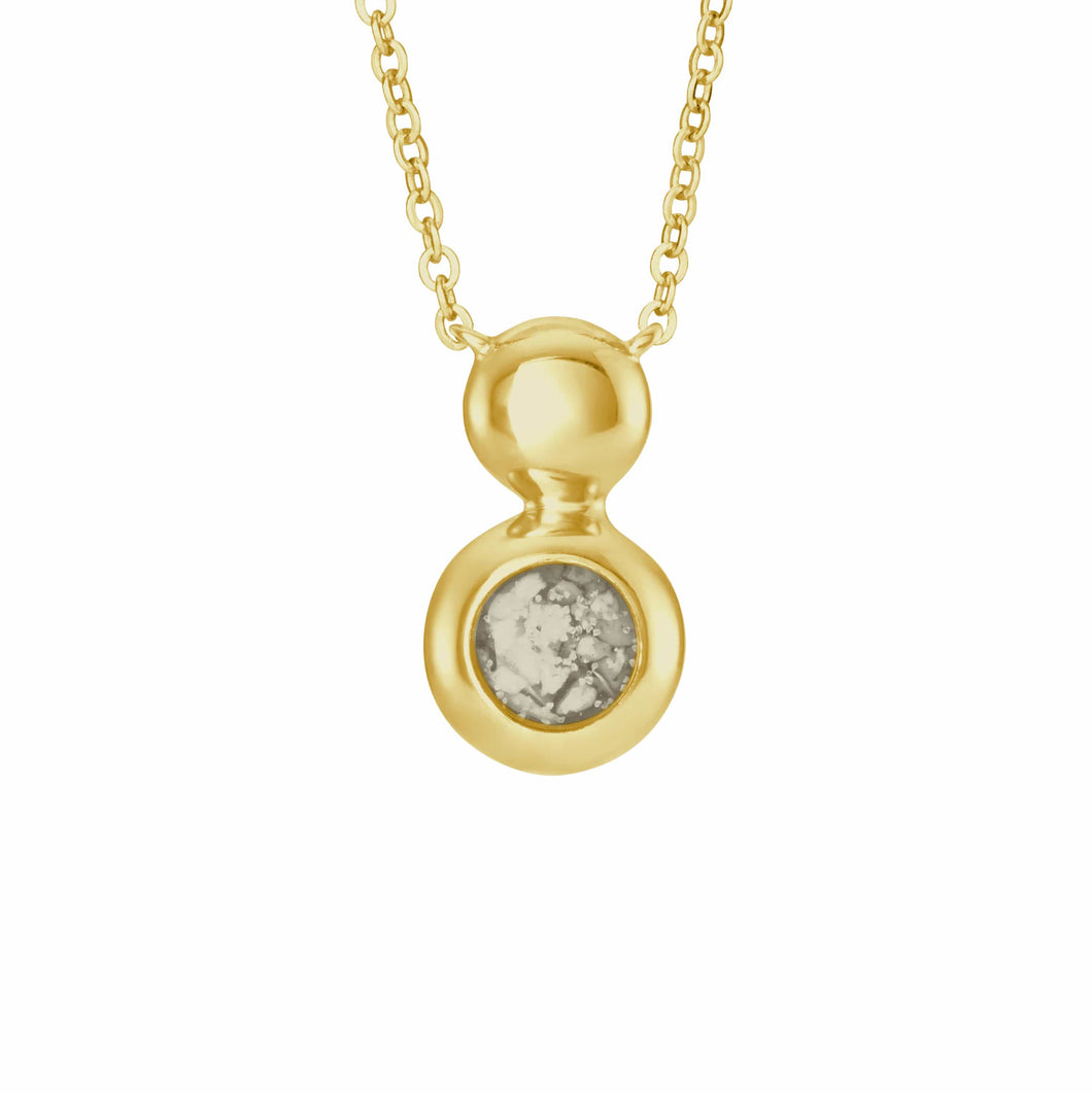 EverWith Ladies Rondure Drop Memorial Ashes Necklace