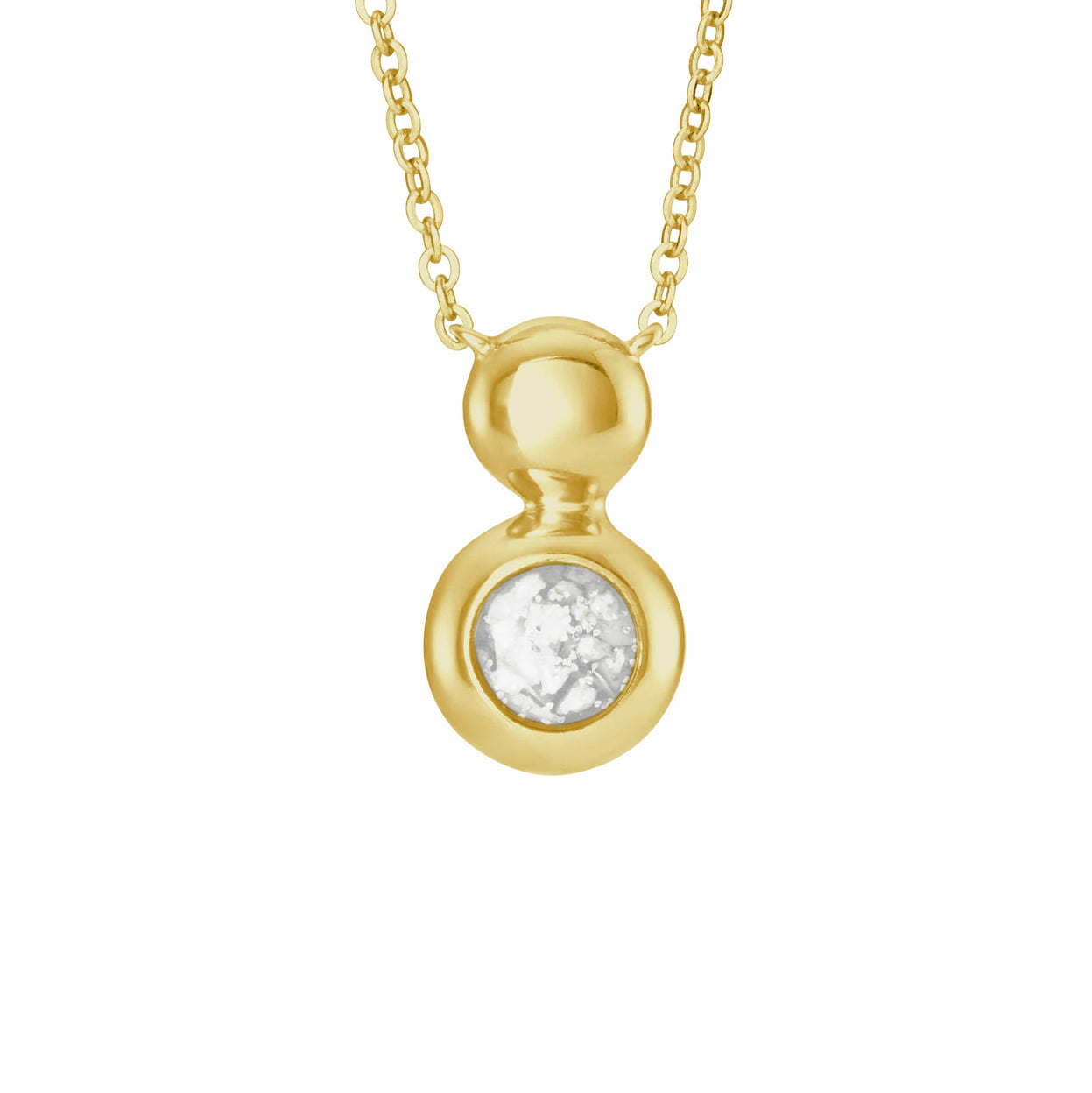 Load image into Gallery viewer, EverWith Ladies Rondure Drop Memorial Ashes Necklace