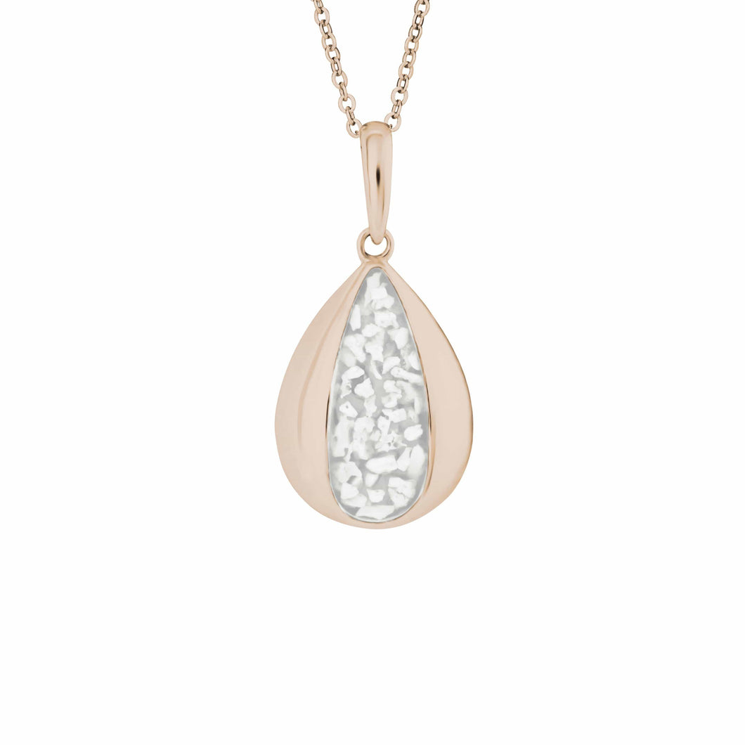 EverWith Ladies Rondure Teardrop Memorial Ashes Pendant