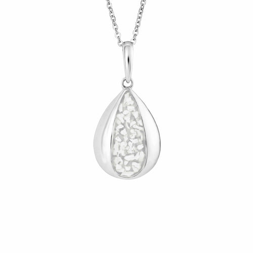 EverWith Ladies Rondure Teardrop Memorial Ashes Pendant