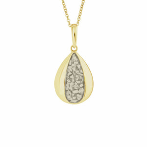 EverWith Ladies Rondure Teardrop Memorial Ashes Pendant