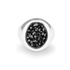 EverWith Gents Signet Memorial Ashes Ring