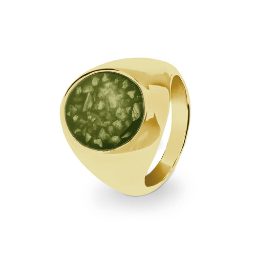 EverWith Gents Signet Memorial Ashes Ring