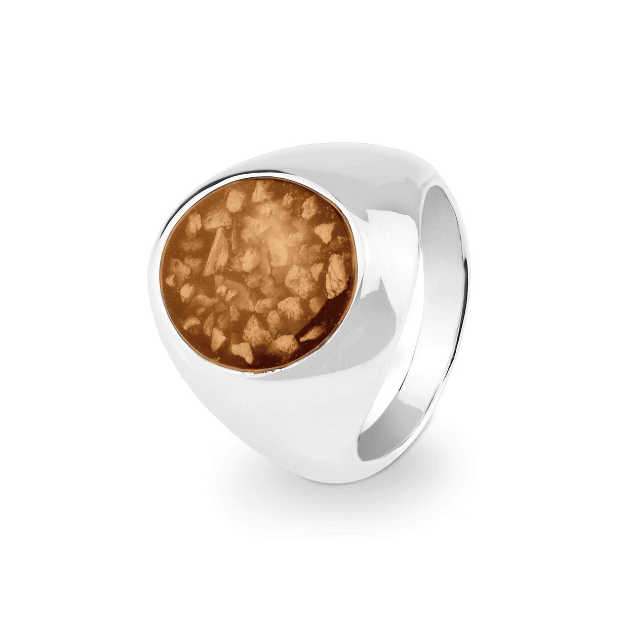 Load image into Gallery viewer, EverWith Gents Signet Memorial Ashes Ring