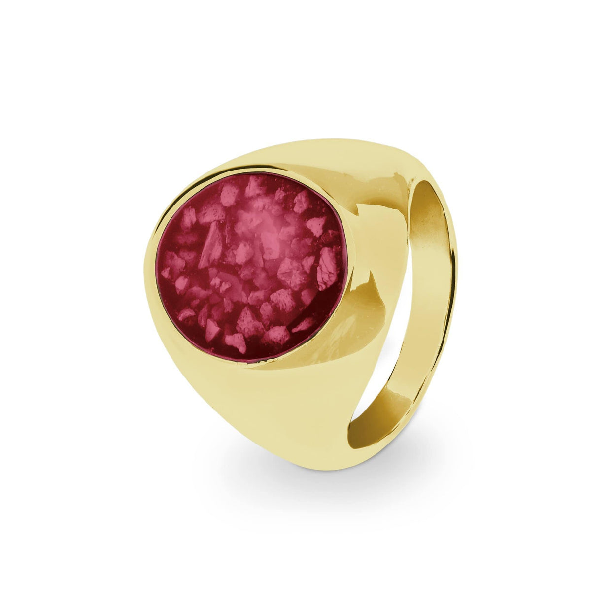 Load image into Gallery viewer, EverWith Gents Signet Memorial Ashes Ring