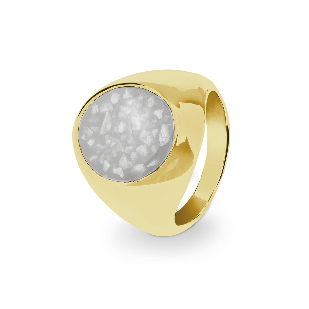 Load image into Gallery viewer, EverWith Gents Signet Memorial Ashes Ring