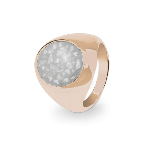 EverWith Gents Signet Memorial Ashes Ring