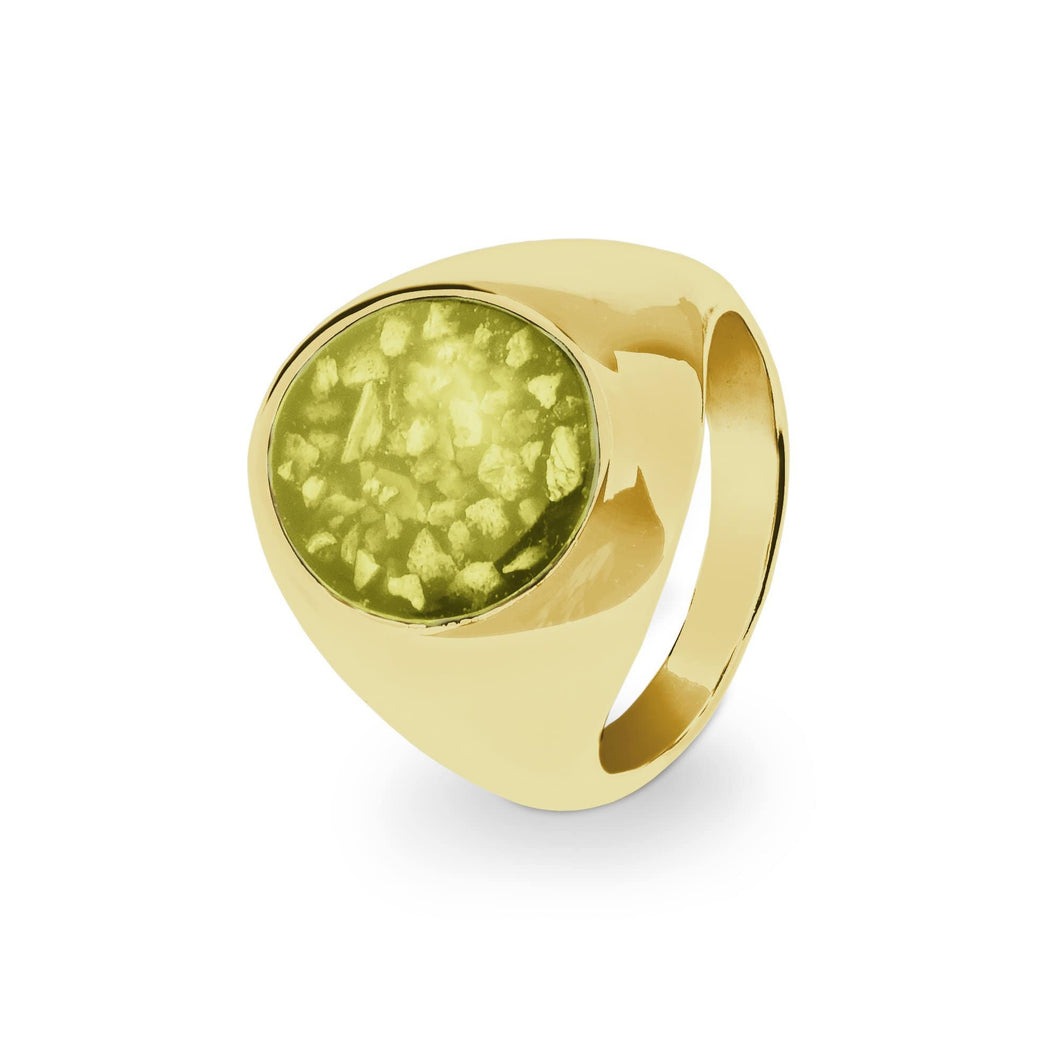 EverWith Gents Signet Memorial Ashes Ring