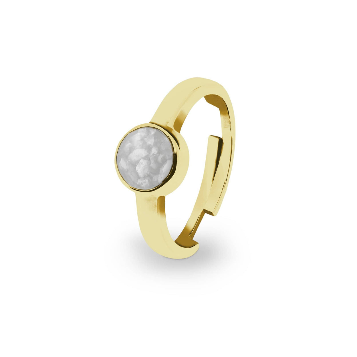 Load image into Gallery viewer, EverWith Ladies Multisize Round Memorial Ashes Ring