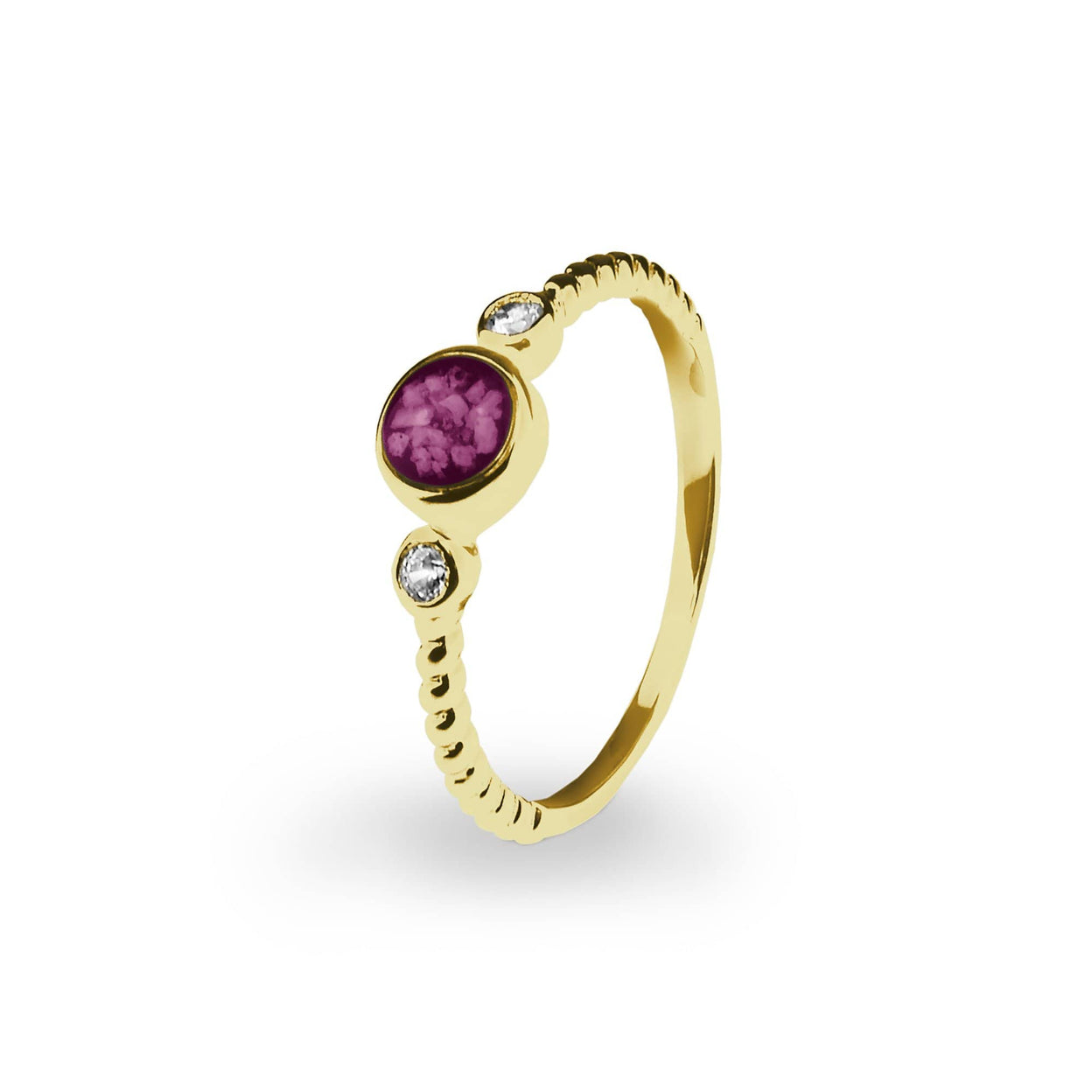 Load image into Gallery viewer, EverWith Ladies Peace Memorial Ashes Ring with Fine Crystals