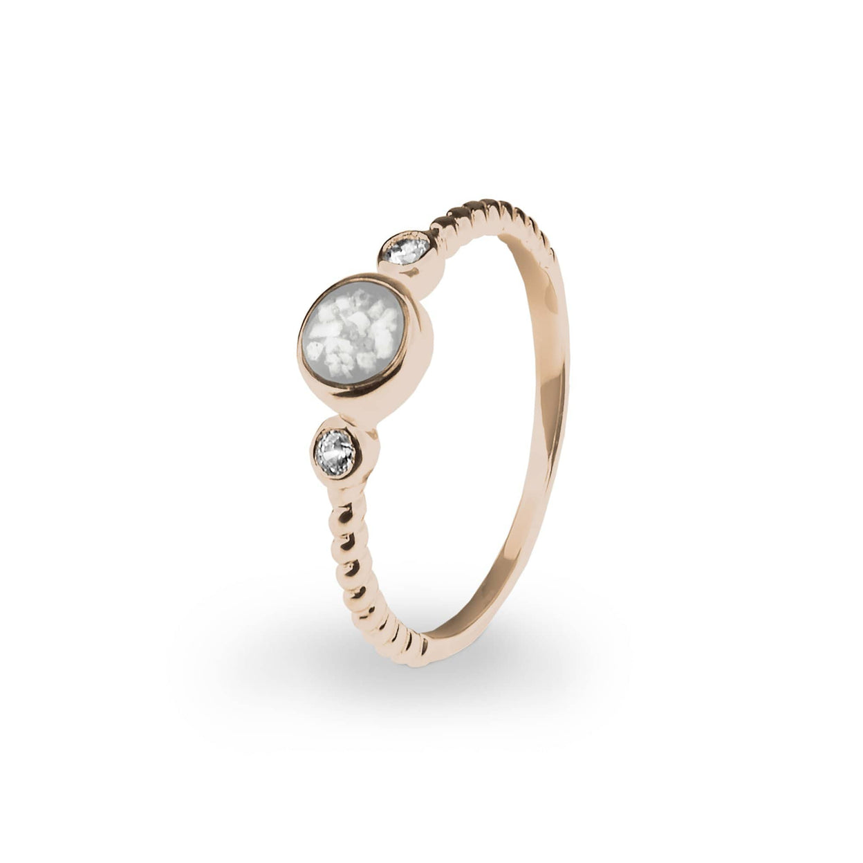 Load image into Gallery viewer, EverWith Ladies Peace Memorial Ashes Ring with Fine Crystals