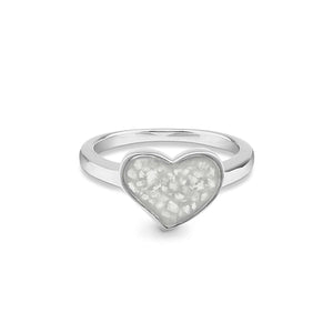 EverWith Ladies Oversized Heart Memorial Ashes Ring