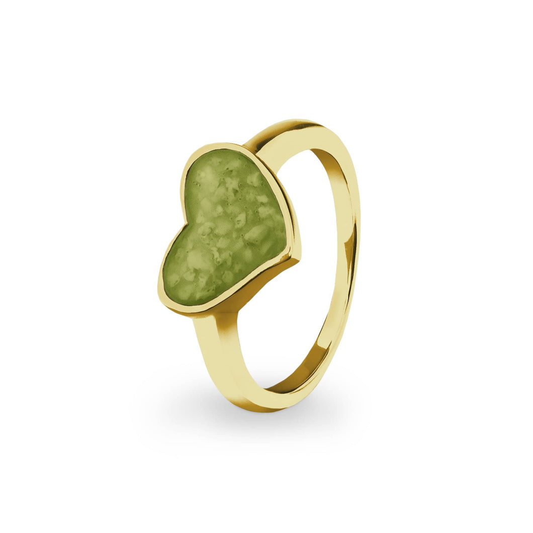 EverWith Ladies Oversized Heart Memorial Ashes Ring