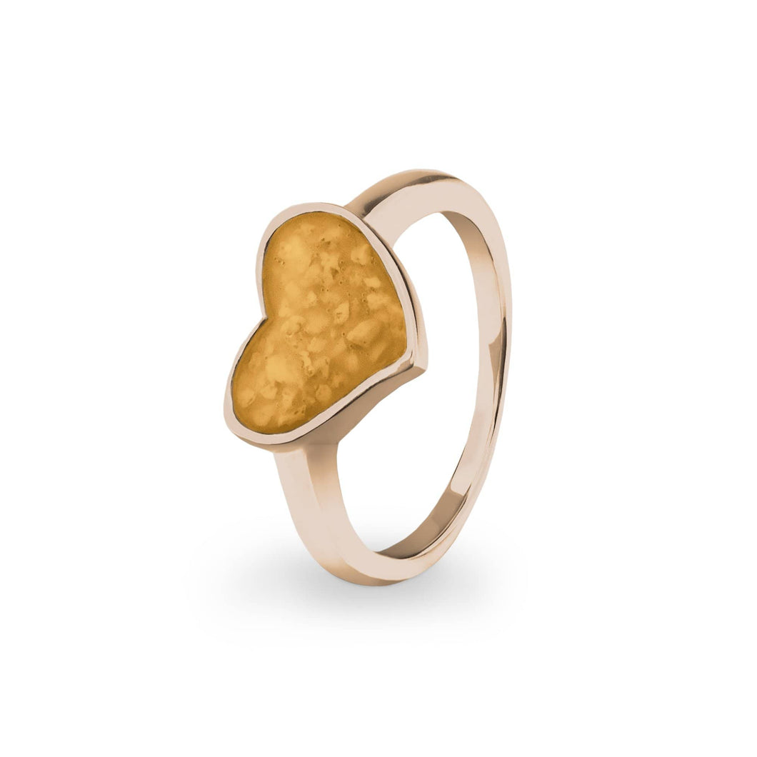 EverWith Ladies Oversized Heart Memorial Ashes Ring