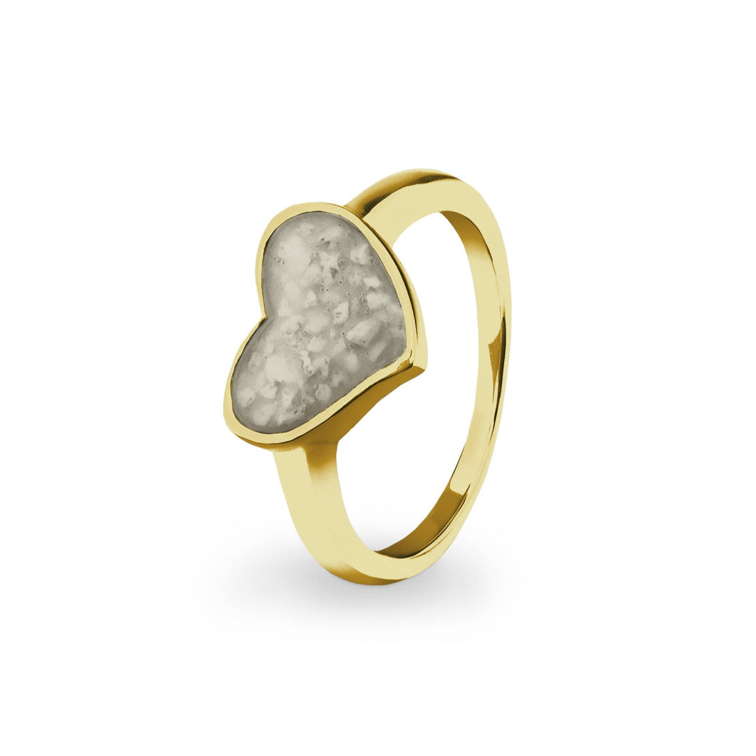 EverWith Ladies Oversized Heart Memorial Ashes Ring