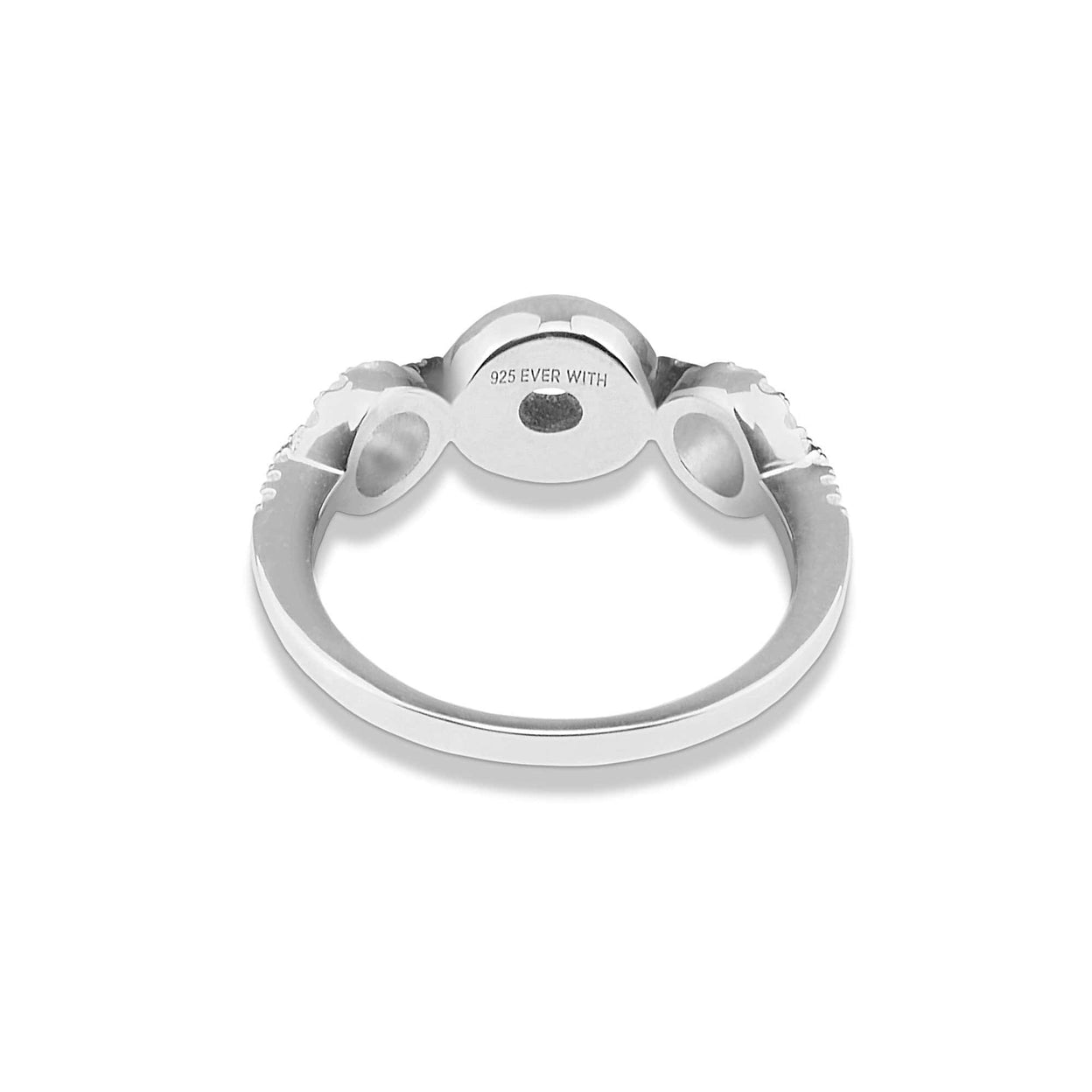 Load image into Gallery viewer, EverWith Ladies Tranquility Memorial Ashes Ring with Fine Crystals