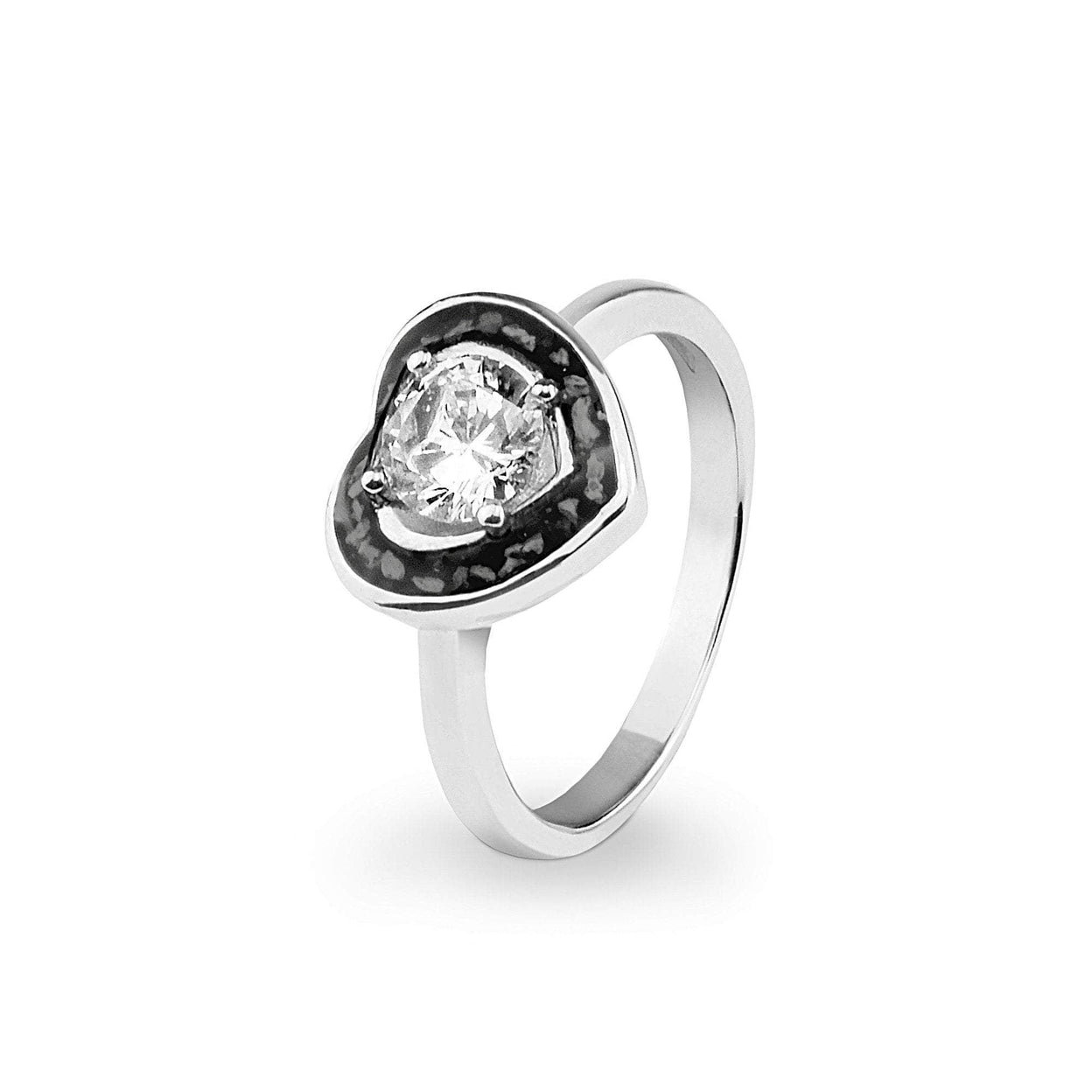 Load image into Gallery viewer, EverWith Ladies Beloved Memorial Ashes Ring with Fine Crystal