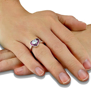 EverWith Ladies Beloved Memorial Ashes Ring with Fine Crystal