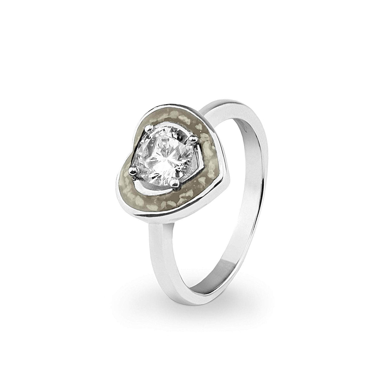 Load image into Gallery viewer, EverWith Ladies Beloved Memorial Ashes Ring with Fine Crystal