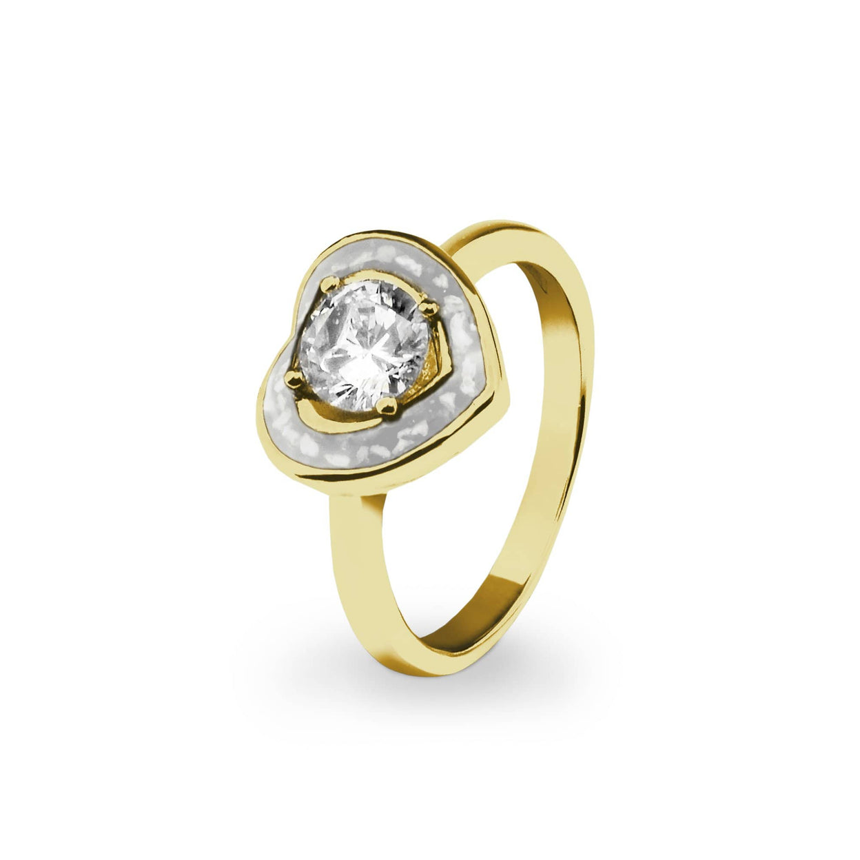 Load image into Gallery viewer, EverWith Ladies Beloved Memorial Ashes Ring with Fine Crystal