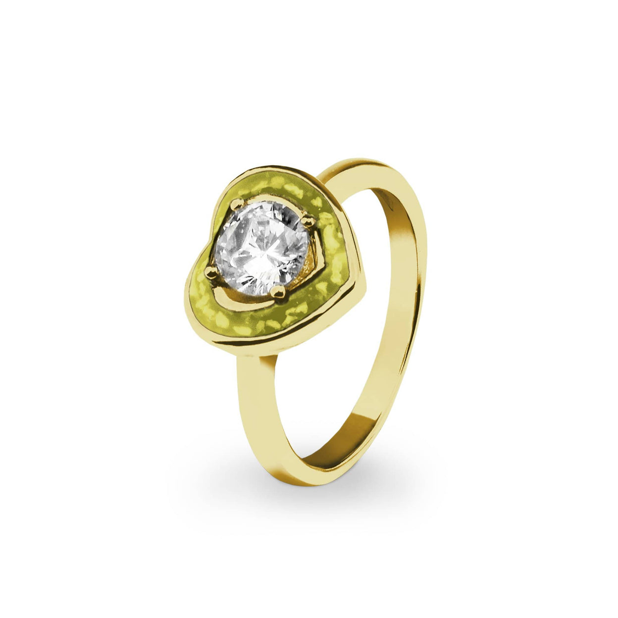 Load image into Gallery viewer, EverWith Ladies Beloved Memorial Ashes Ring with Fine Crystal